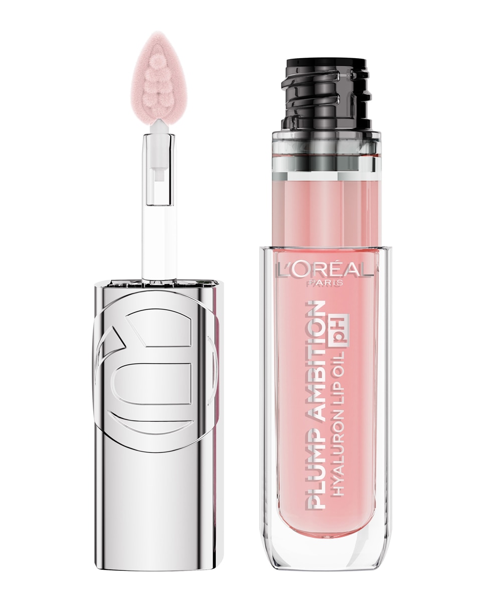 Imagen 3 de Barras De Labios Plump Con Brillo Translúcido L'Oréal Paris - Rose Rose