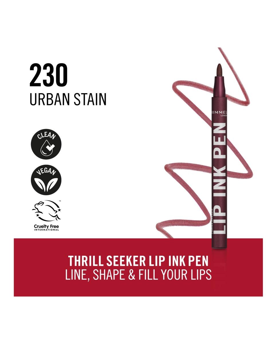 Barra De Labios Lip Ink 1,7 Ml Rimmel London - 230 URBAN STAIN 230 URBAN STAIN-4