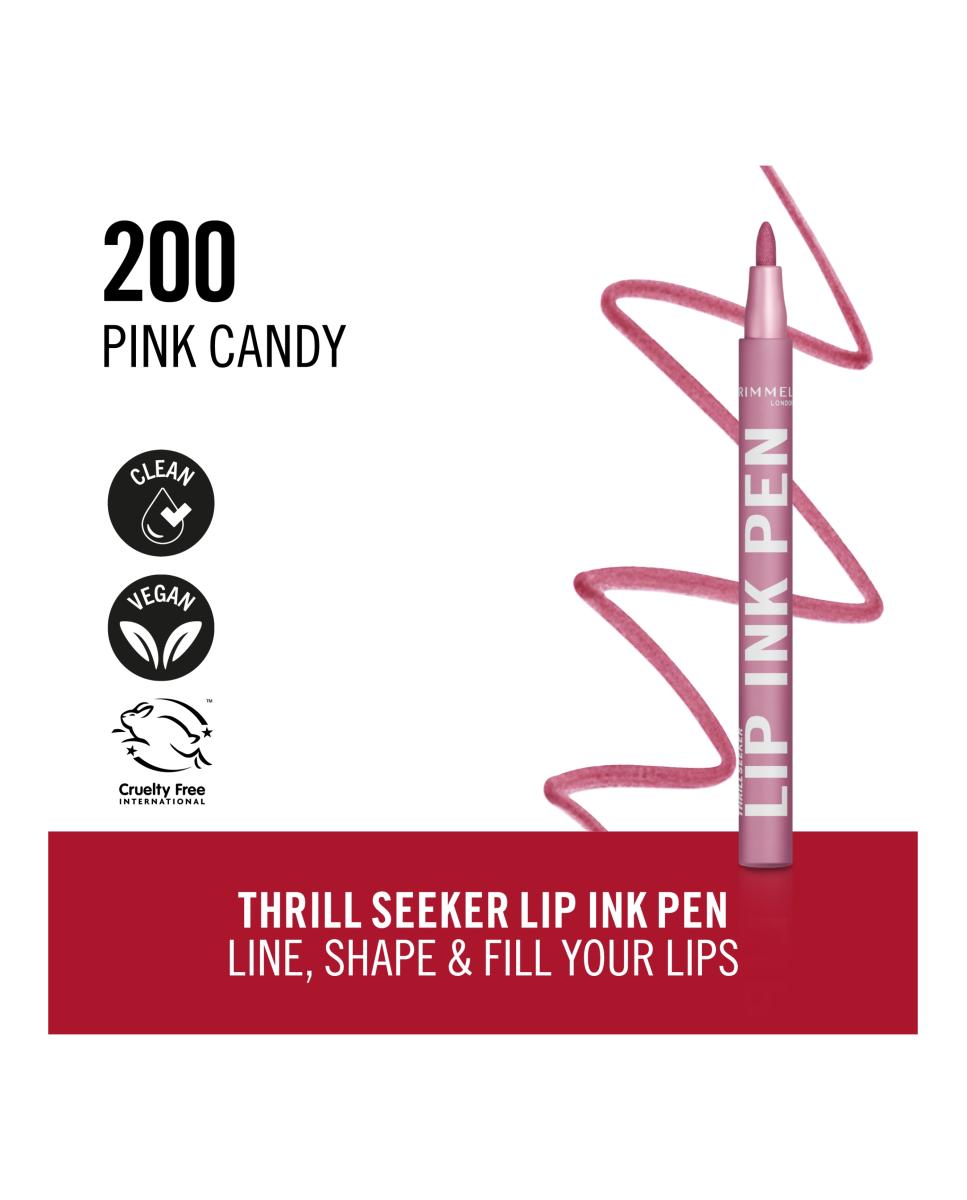 Barra De Labios Lip Ink 1,7 Ml Rimmel London - 200 PINK CANDY 200 PINK CANDY-4