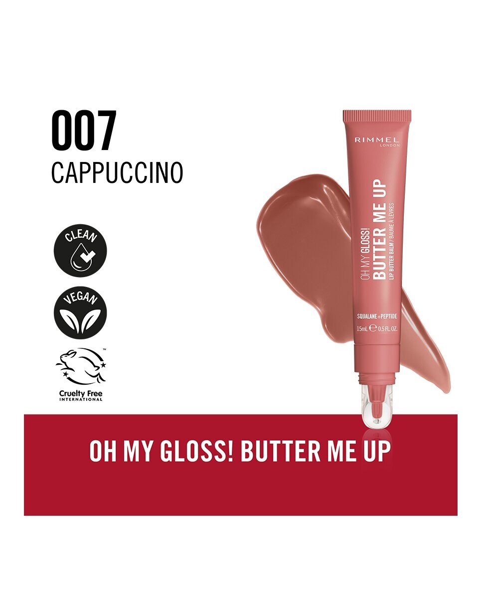 Brillo de Labios Oh My Gloss! Butter Me Up, Labial Rimmel London - Capuccino 15 ml Capuccino-4