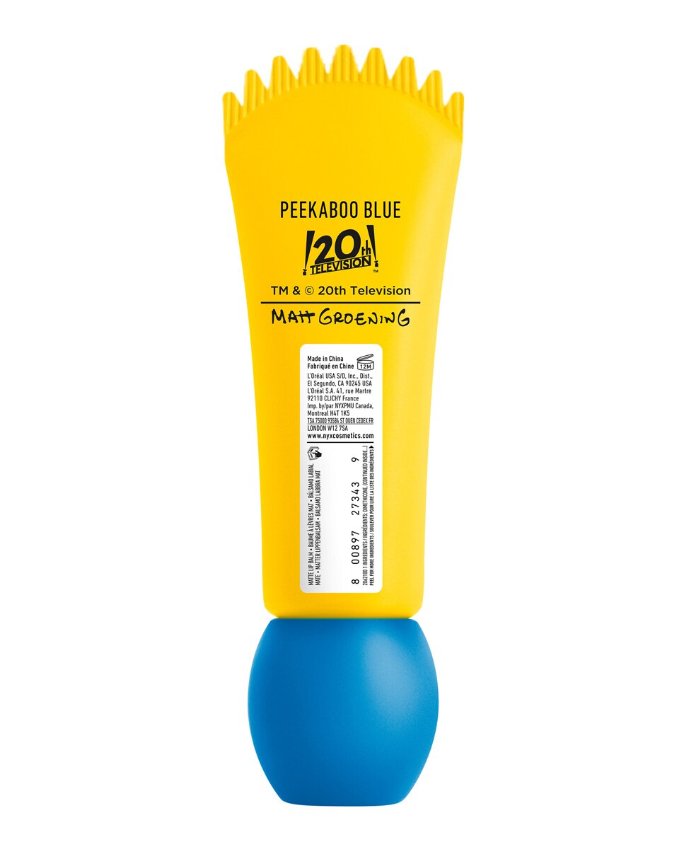 Bálsamo Labial Simpson Smushy Bálsamo Labial Peekaboo Blue NYX Professional Makeup - Peekaboo Blue Peekaboo Blue-5