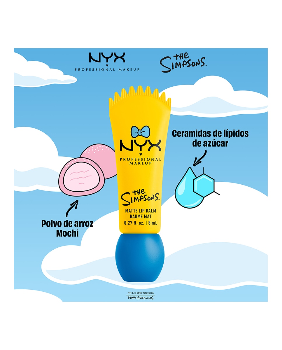 Bálsamo Labial Simpson Smushy Bálsamo Labial Peekaboo Blue NYX Professional Makeup - Peekaboo Blue Peekaboo Blue-9