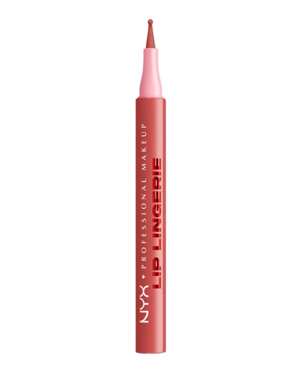 Imagen 2 de Perfilador De Labios Lip Lingerie Stain Nyx Professional Makeup - Send Nudes Send Nudes