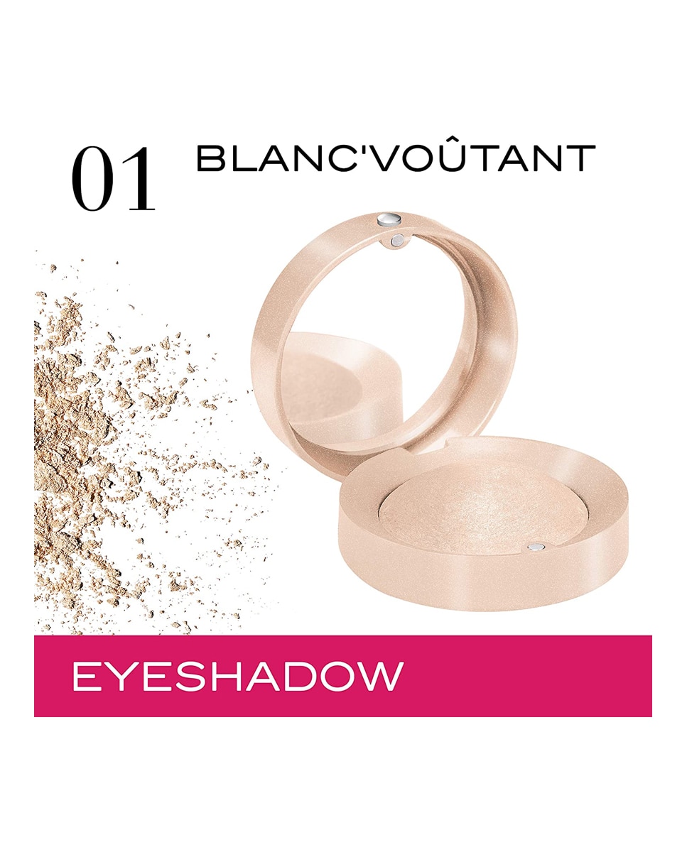 Sombra de ojos Little Round Pot Bourjois - 006 Blanc' Voutant-5