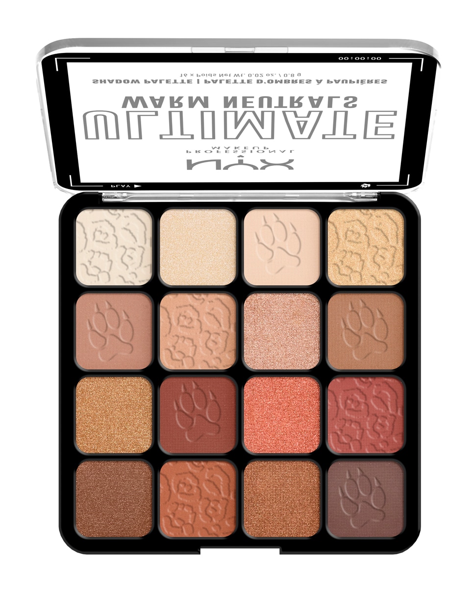 Paletas De Sombras Ultimate Shadow Palette Warm Neutrals Nyx Professional Makeup - Nude Nude-2