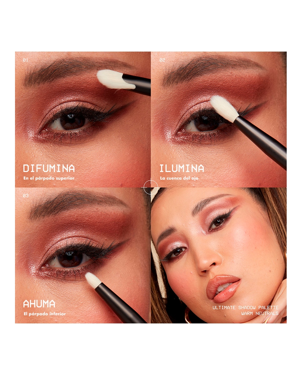 Paletas De Sombras Ultimate Shadow Palette Warm Neutrals Nyx Professional Makeup - Nude Nude-4
