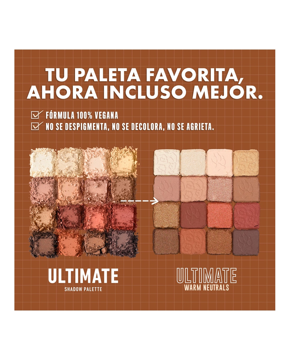 Paletas De Sombras Ultimate Shadow Palette Warm Neutrals Nyx Professional Makeup - Nude Nude-6