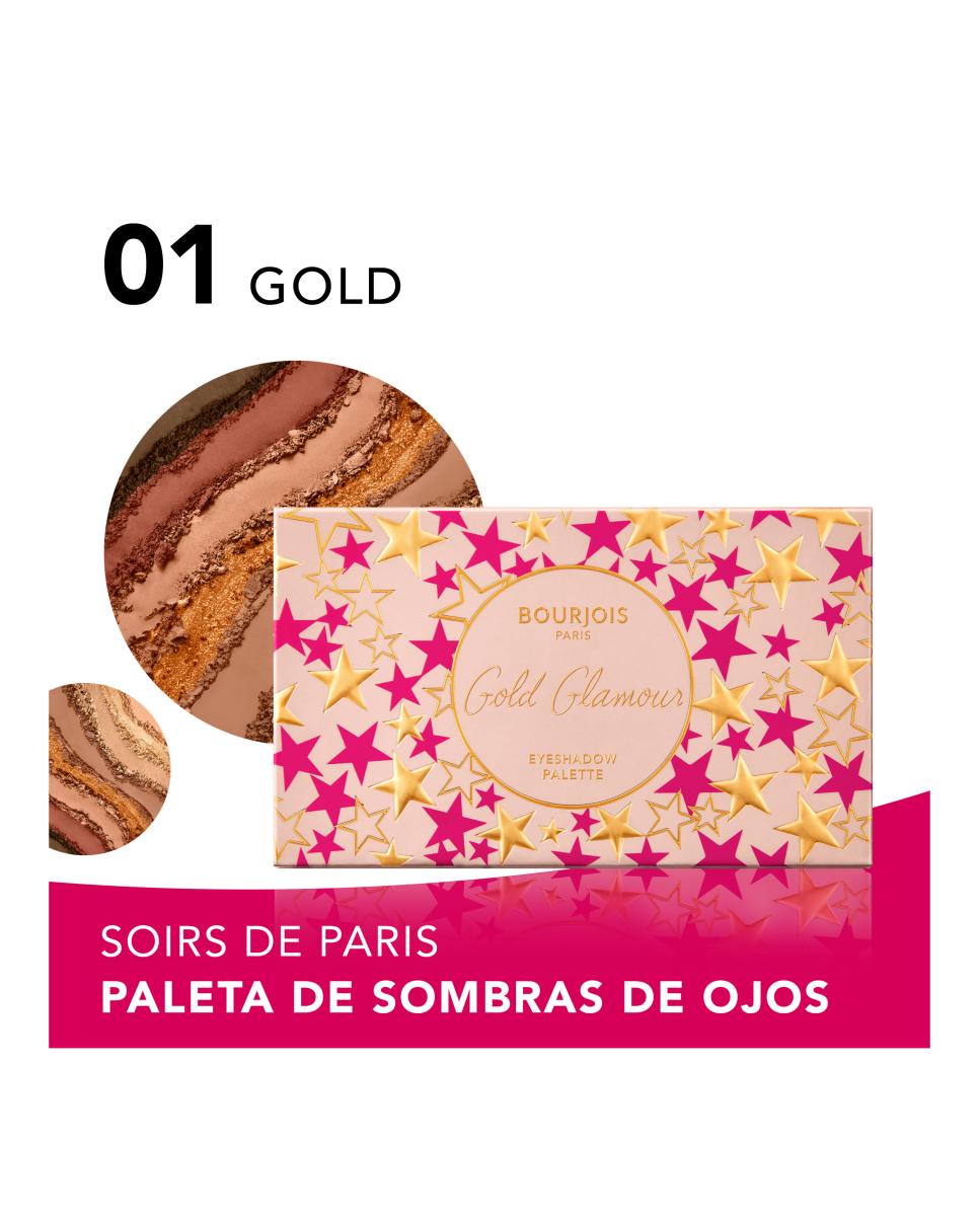Imagen 3 de Paleta De Sombras De Ojos Gold Glamour Soirs De Bourjois