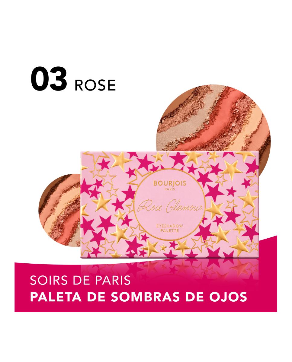 Imagen 3 de Paleta De Sombras De Ojos Rose Glamour Soirs De Bourjois