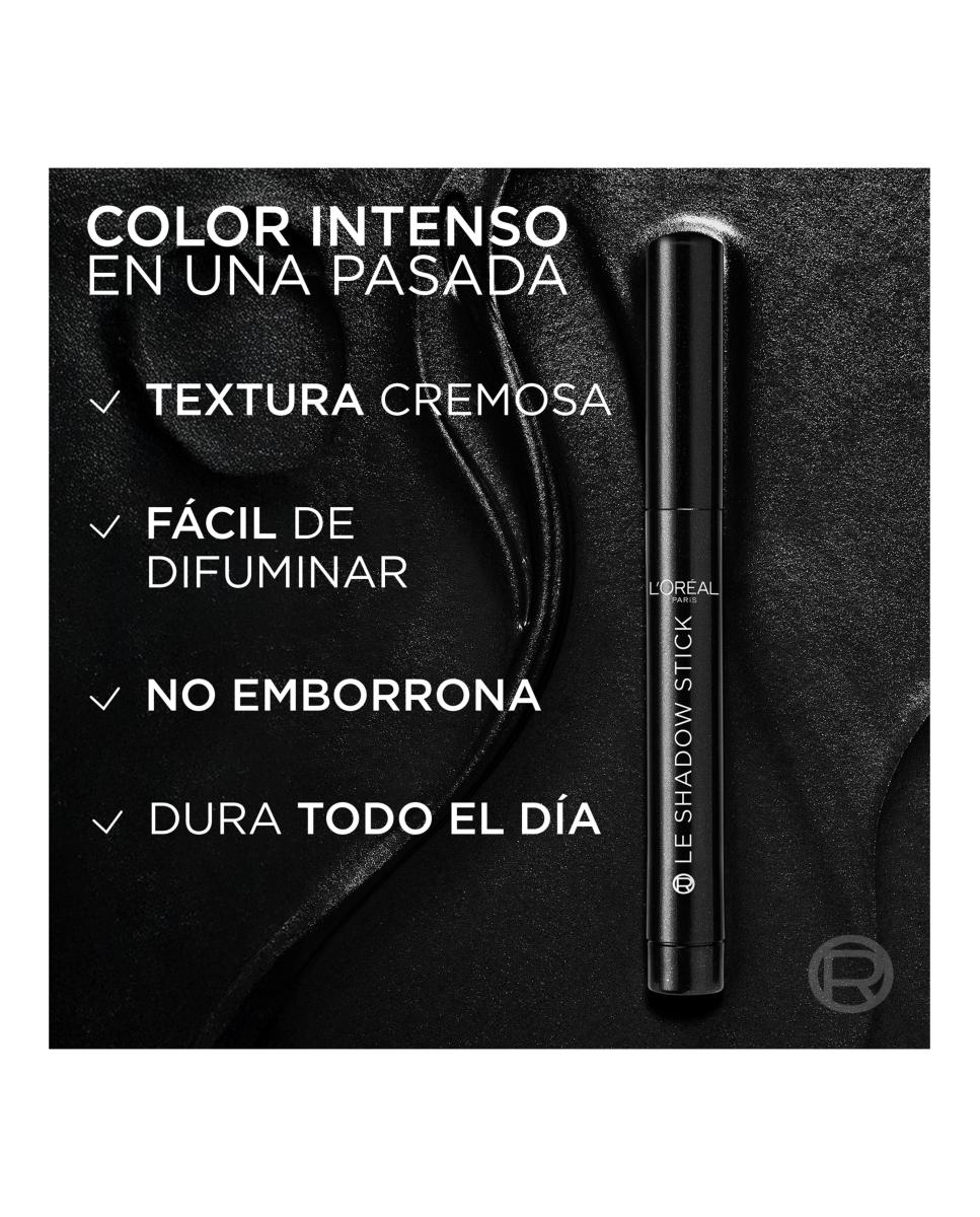 Sombra de Ojos L'Oréal Paris Le Shadow Stick L'Oréal Paris - 290 Midnight Noir 290 Midnight Noir-5