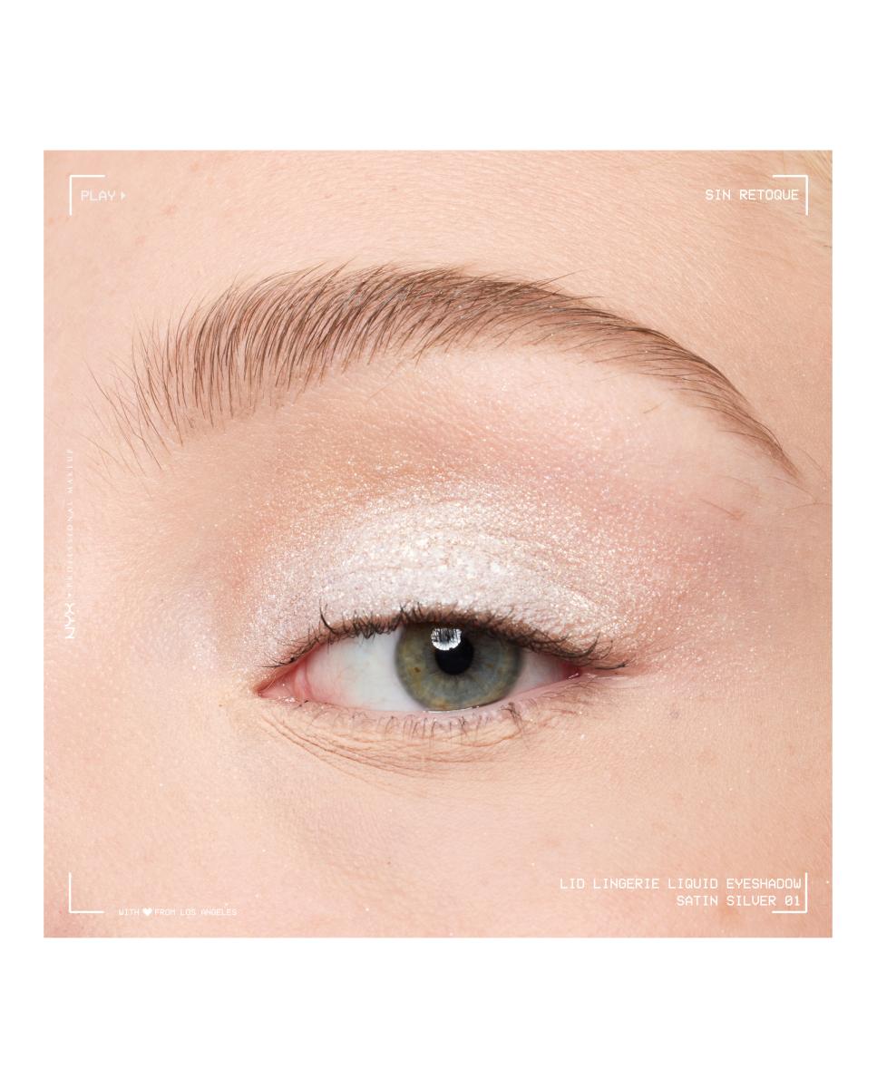Sombra de ojos Lid Lingerie NYX Professional Makeup - Satin Silver 01 Satin Silver 01-17