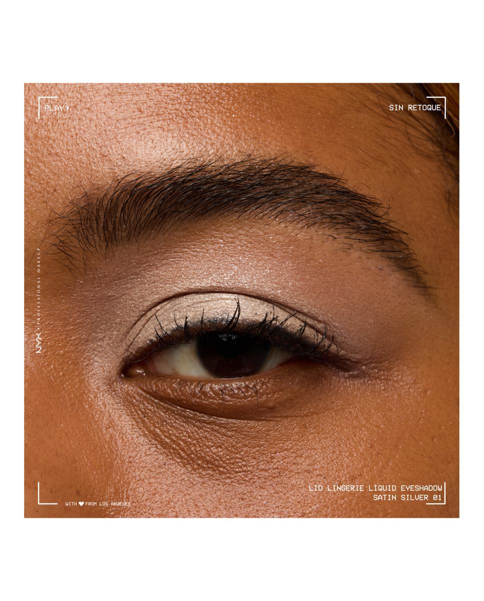 Sombra de ojos Lid Lingerie NYX Professional Makeup - Satin Silver 01 Satin Silver 01-18