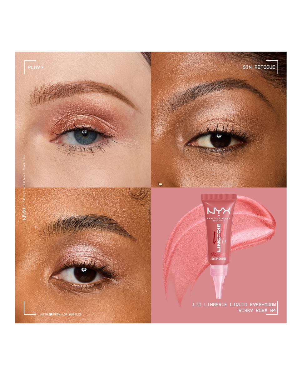 Sombra de ojos Lid Lingerie NYX Professional Makeup - Risky Rosé 04 Risky Rosé 04-10