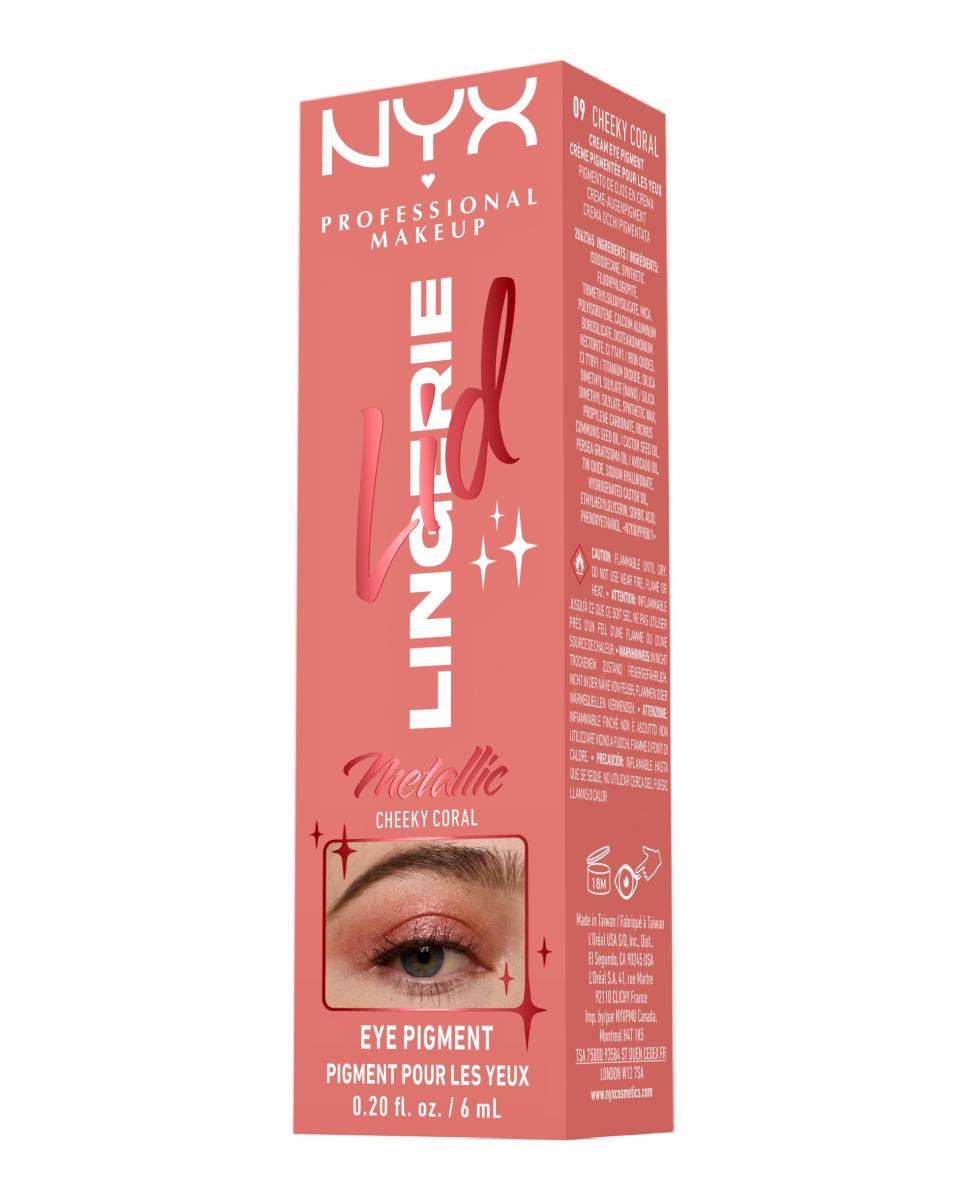 Sombra de ojos Lid Lingerie NYX Professional Makeup - Cheeky Coral 09 Cheeky Coral 09-7
