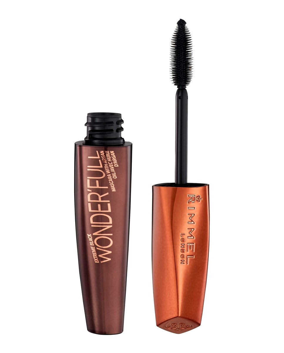 Máscara de pestañas Wonder'full Argán Rimmel - Black Black-2