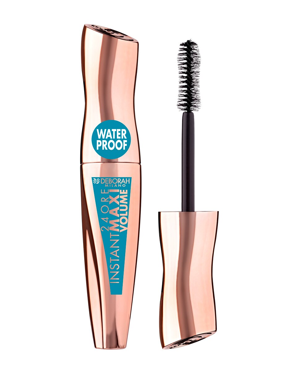 Máscara de pestañas 24Ore Instant Maxi Volume Deborah Milano - Negro Negro-2
