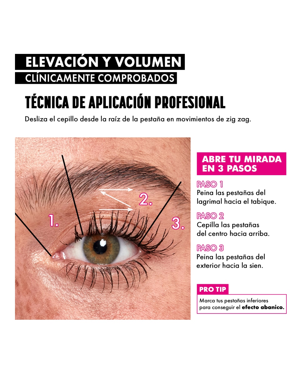 Máscara de pestañas On the Rise NYX Professional Makeup 5