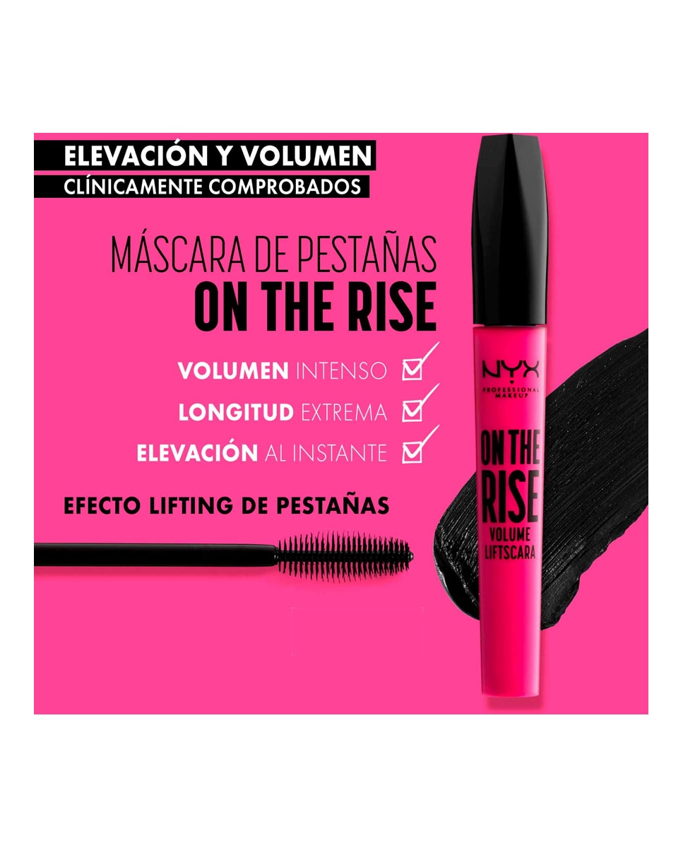Máscara de pestañas On the Rise NYX Professional Makeup 7