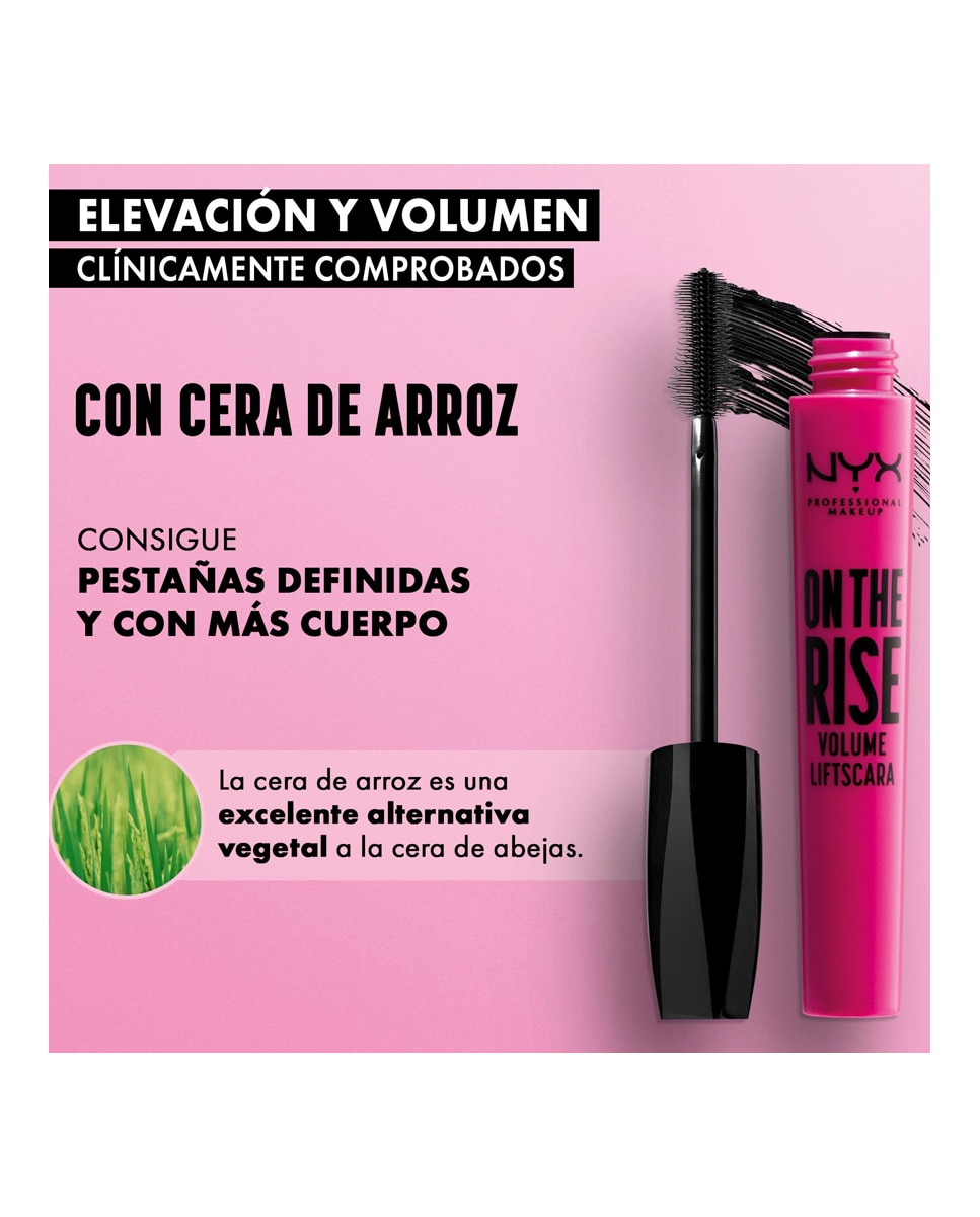 Máscara de pestañas On the Rise NYX Professional Makeup 8