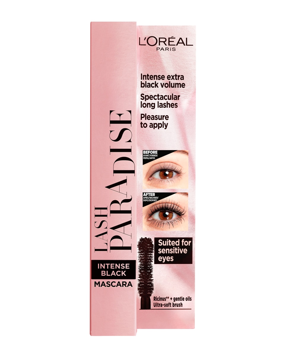 Paradise Máscara de pestañas volumen y longitud Paradise L'Oréal Paris - Negro 6 ml Negro-3