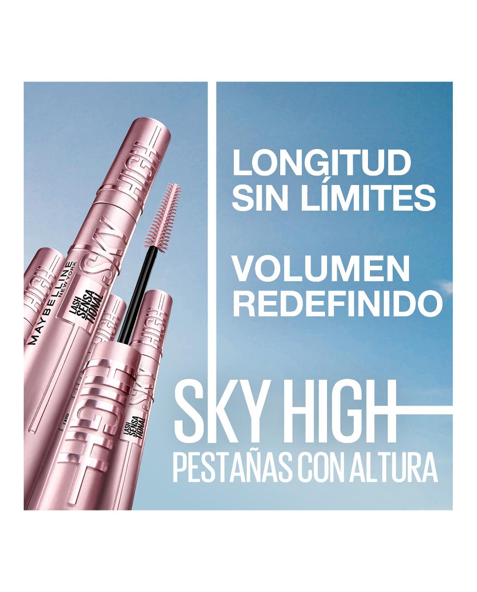 Máscara de Pestañas Lash Sensational Sky High 7,2 ml Maybelline New York - 01 01-7