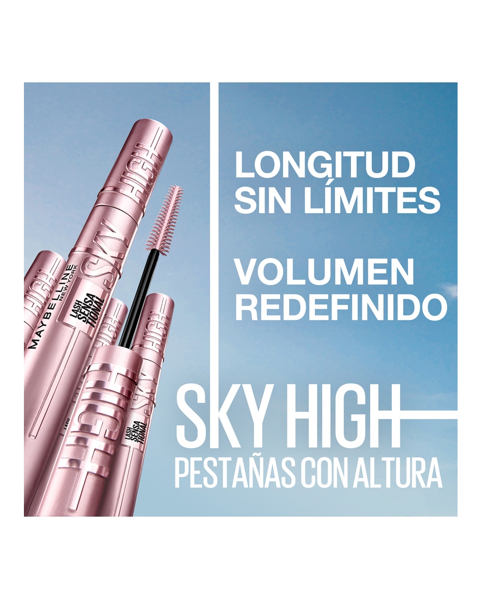 Máscara de pestañas Lash Sensational Sky High Waterproof Maybelline 8