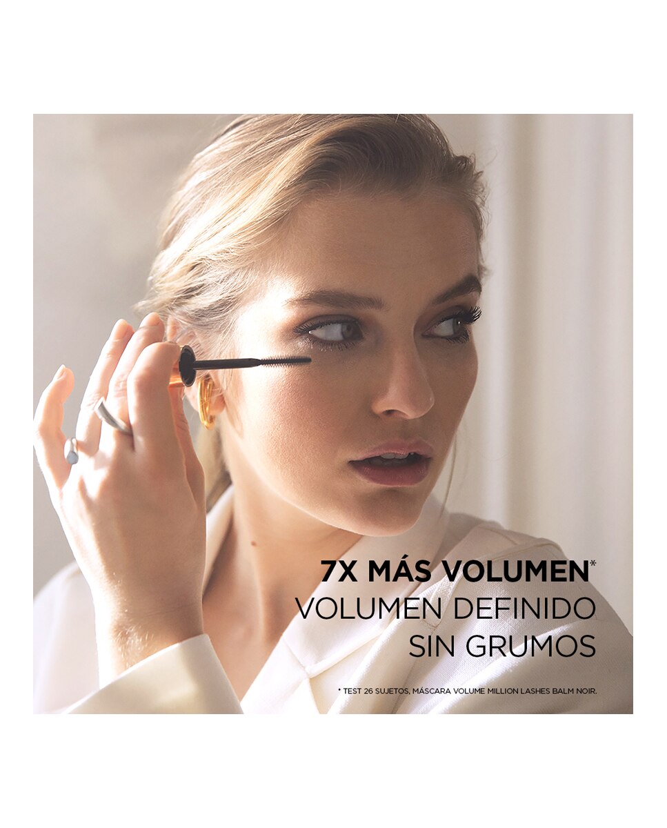 Máscara de pestañas Volume Million Lashes Balm Noir L'Oréal Paris 6