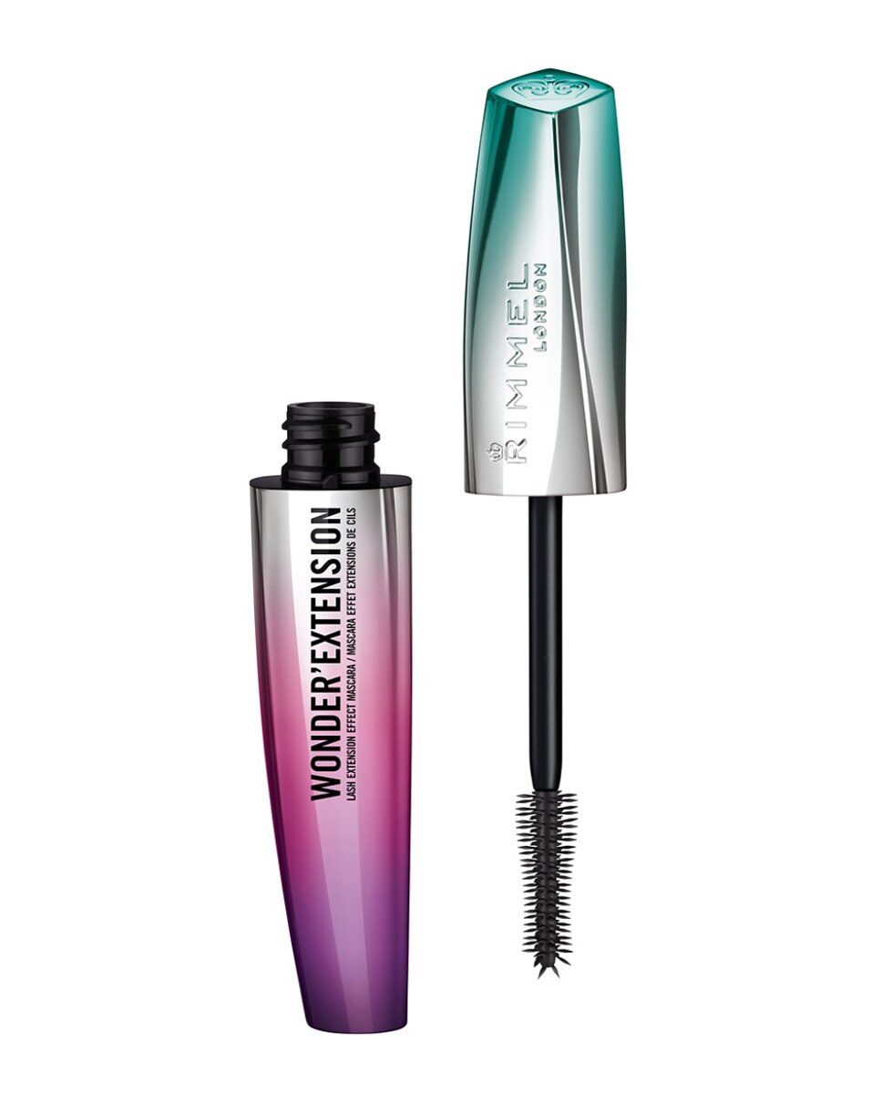Máscara de pestañas Wonder'Extension Rimmel - Negro Negro-3