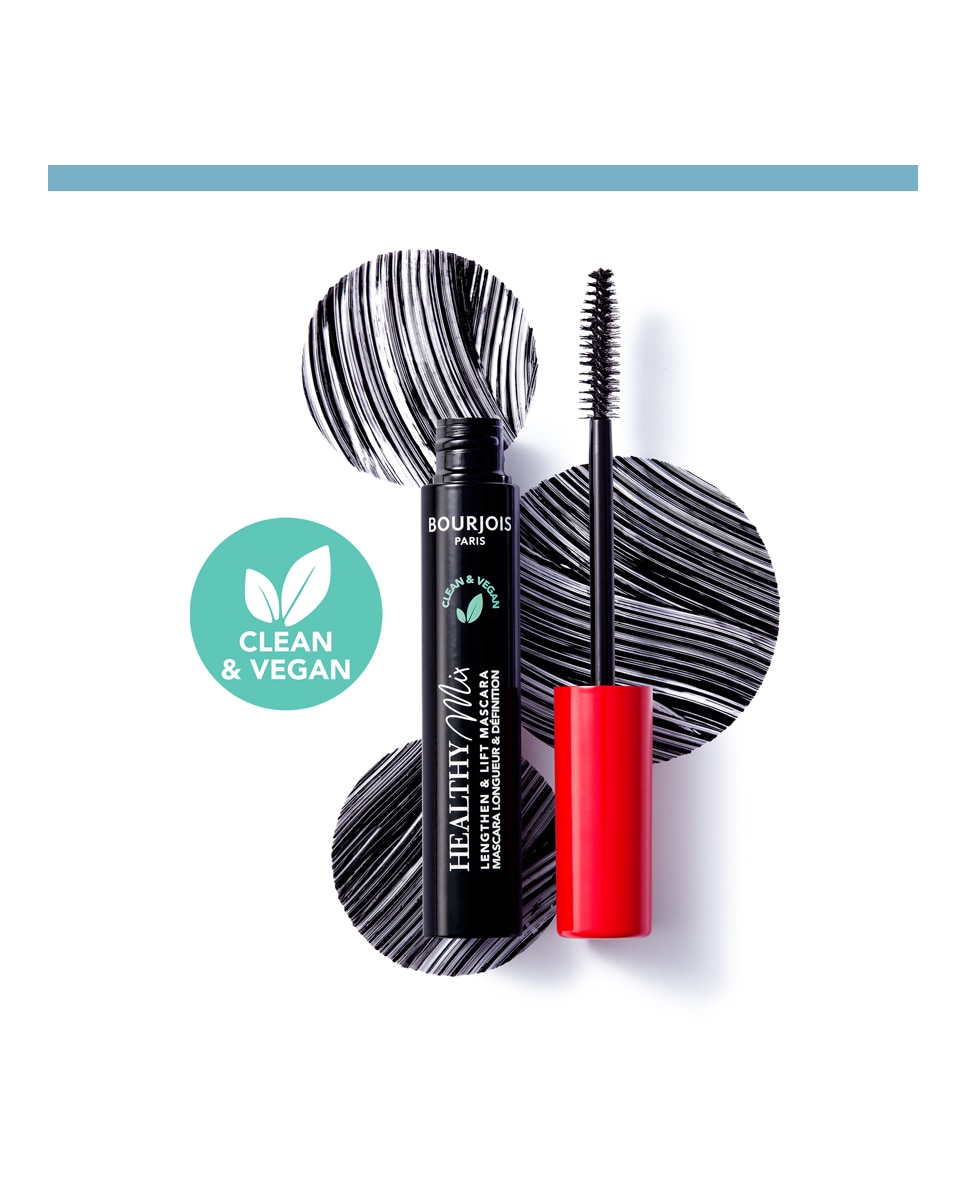 Imagen 3 de Máscara de pestañas Healthy Mix Bourjois - 001 Ultra Black 7 ml 001 Ultra Black