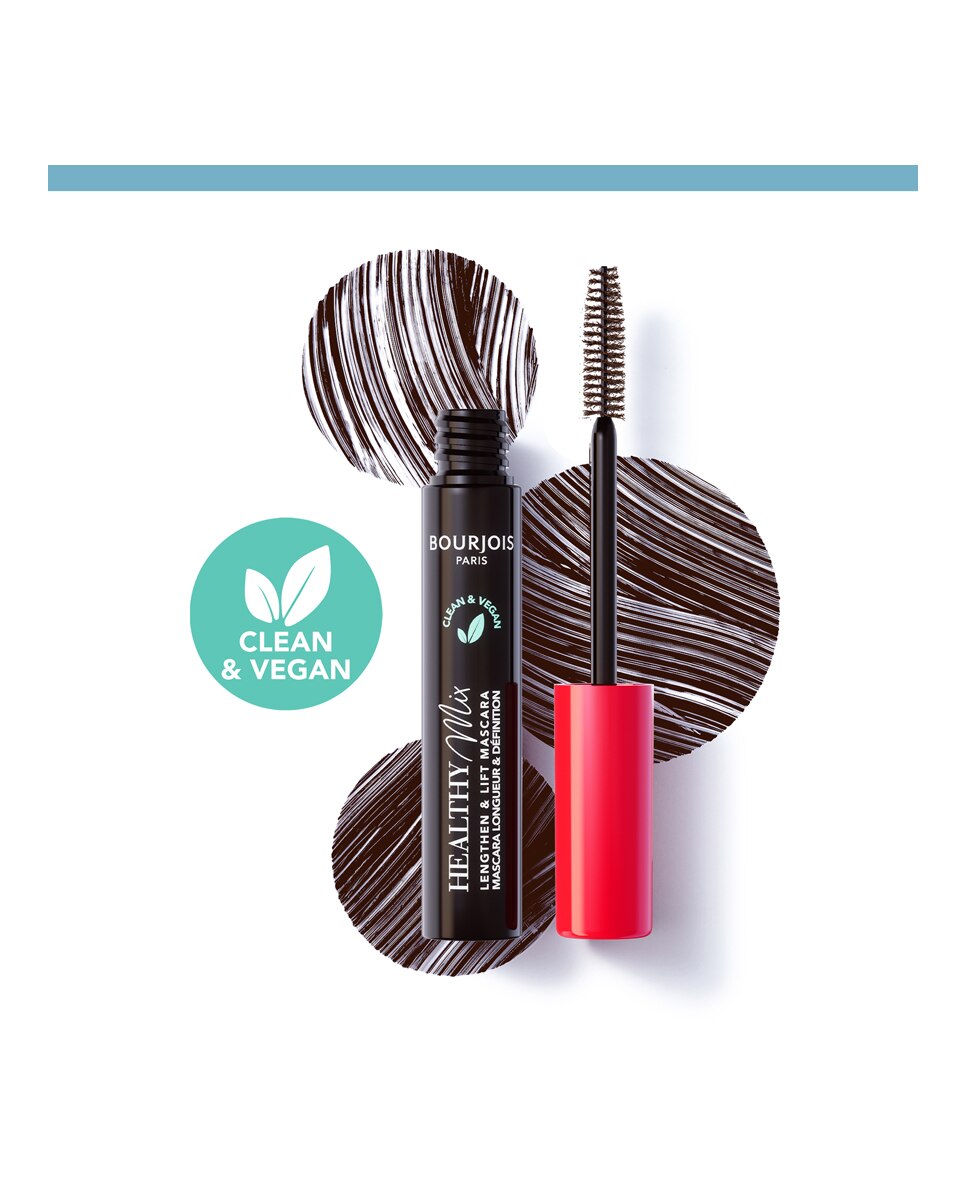 Imagen 3 de Máscara de pestañas Healthy Mix Bourjois - 002 Ultra Brown 7 ml 002 Ultra Brown
