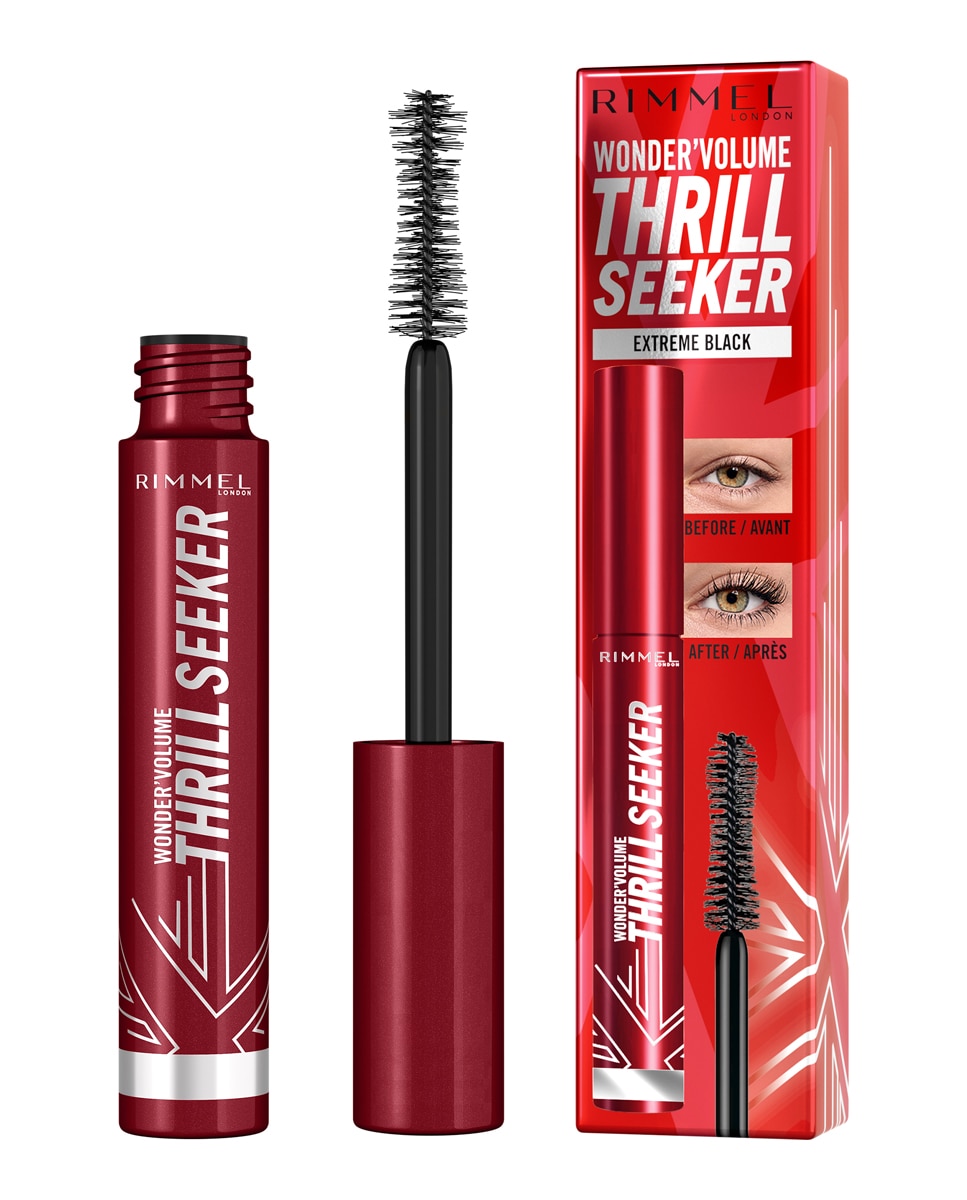 Máscara de pestañas Wonder'Volume Thrill Seeker Rimmel - Marrón Marrón-2