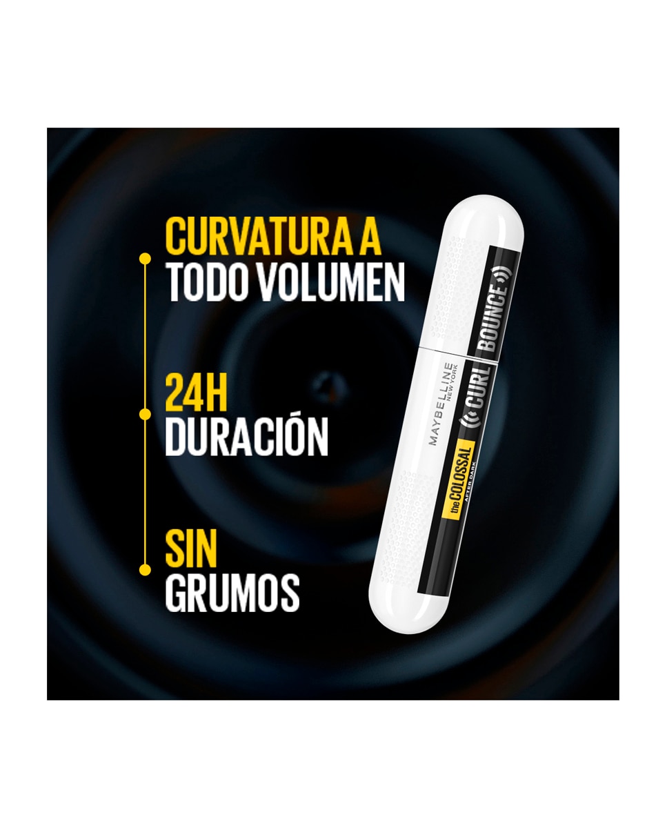 Máscara de Pestañas Colossal Curl Bounce Afterdark 24H Maybelline 6