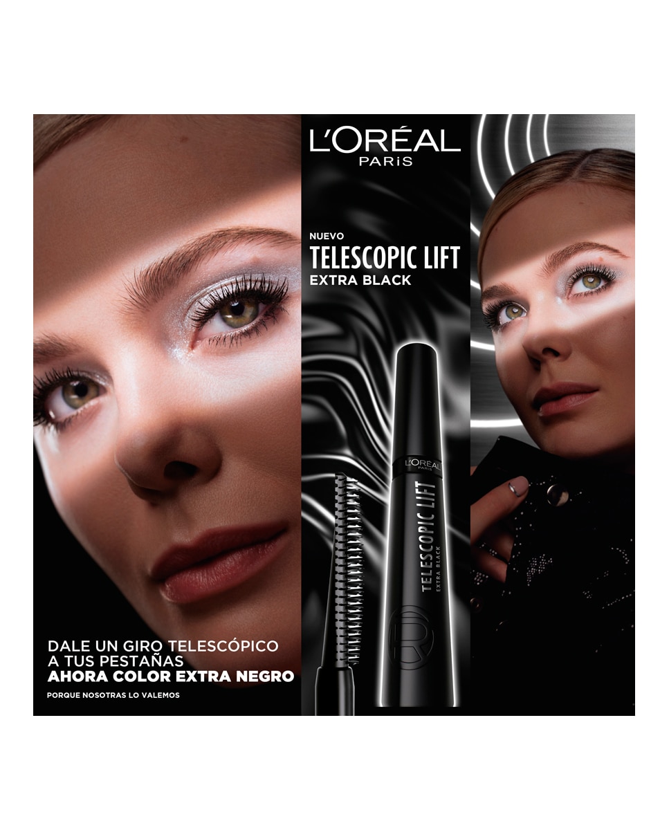 Máscara de pestañas Telescopic L'Oréal Paris - Extra Black Extra Black-5
