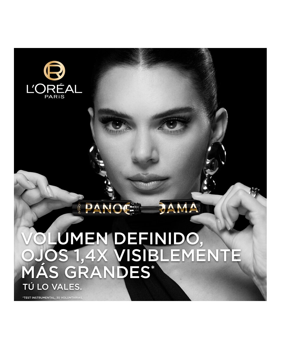 Máscara de pestañas Panorama All Night Black L'Oreal Paris - Negro Negro-6