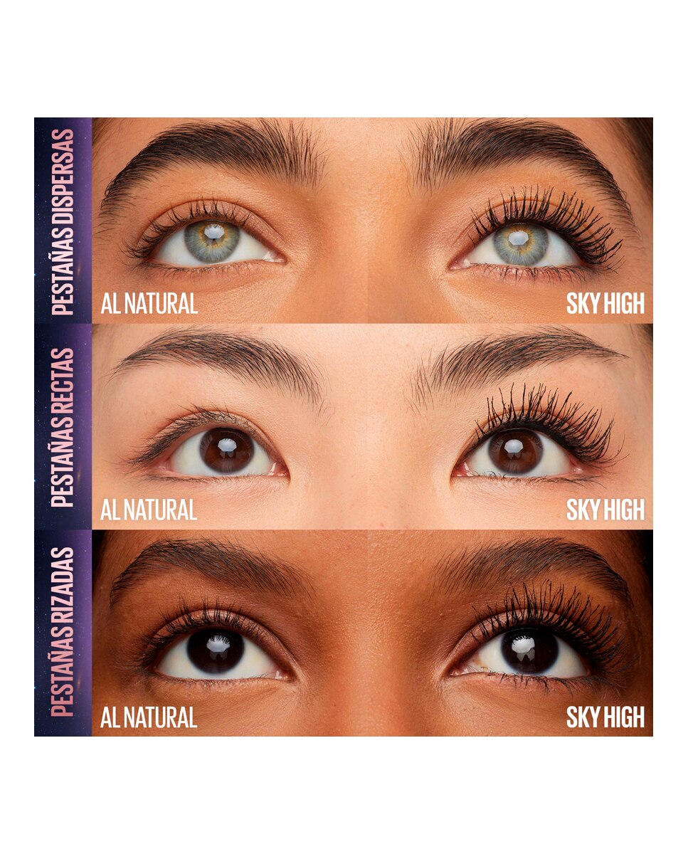 Máscara de Pestañas Lash Sensational Maybelline New York - Tono Cherry Sky 7 ml Tono Cherry Sky-9