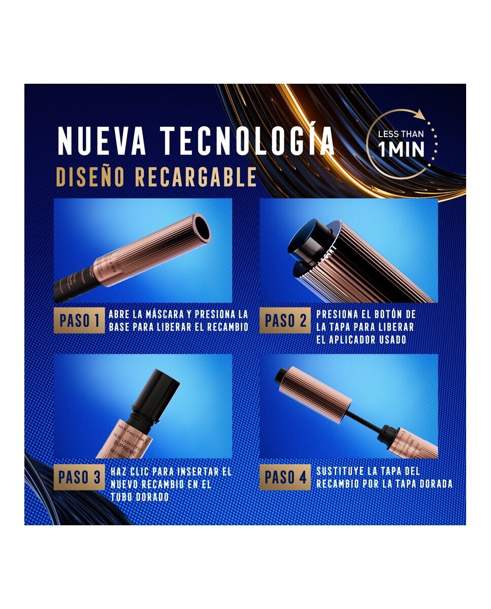 Recarga Máscara de pestañas False Lash Effect Supreme 9 ml Max Factor 7