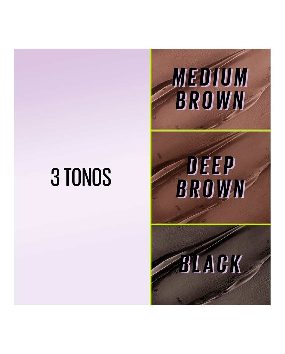 Gel Fijador de Cejas Superlock Brow Glue Maybelline New York - Medium Brown Medium Brown-6