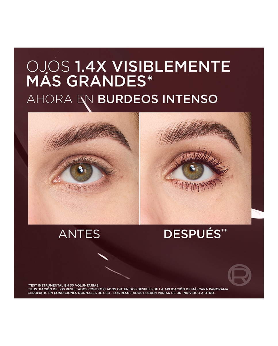 Máscara de Pestañas Panorama Chromatic L’Oréal Paris - BORDEAUX CASHMERE BORDEAUX CASHMERE-3