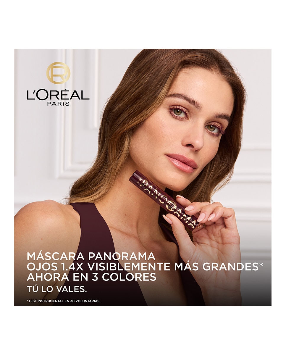 Máscara de Pestañas Panorama Chromatic L’Oréal Paris - BORDEAUX CASHMERE BORDEAUX CASHMERE-4