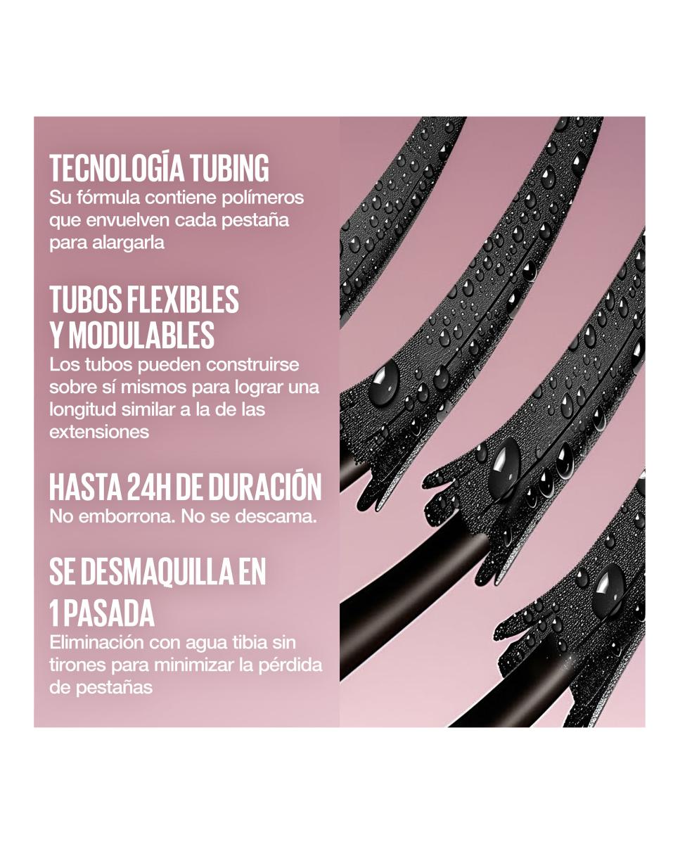 Máscaras de Pestañas Lash Sensational Sky Tubes Very Black Maybelline New York Makeup 14