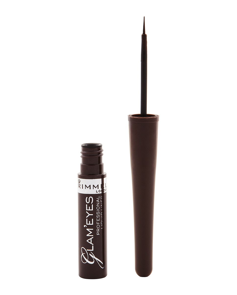 Delineador de ojos Glam'eyes Professional liquid eyeliner Rimmel - Brown Brown-1