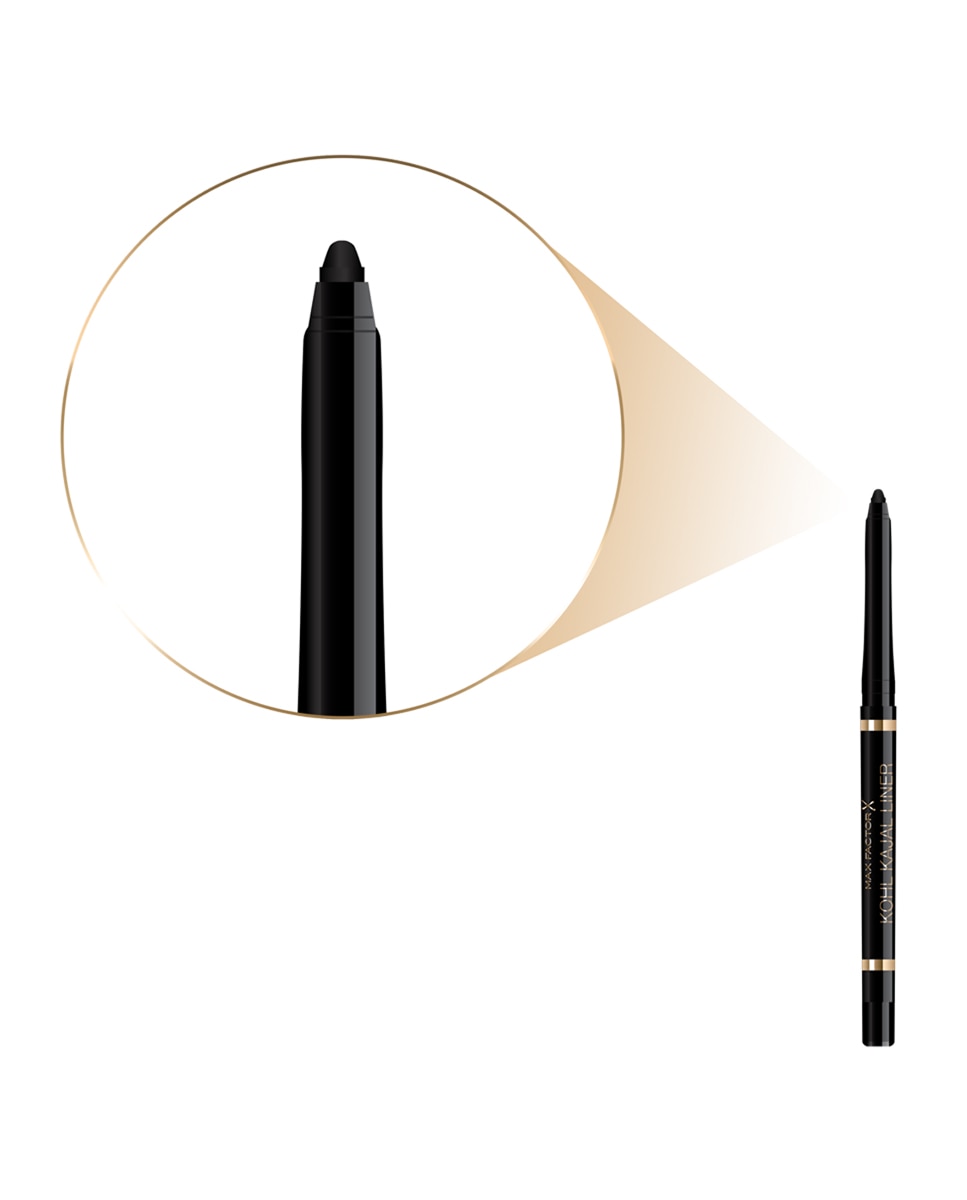 Lápiz de Ojos Automático Kohl Kajal Max Factor - Black 001 Black 001-3
