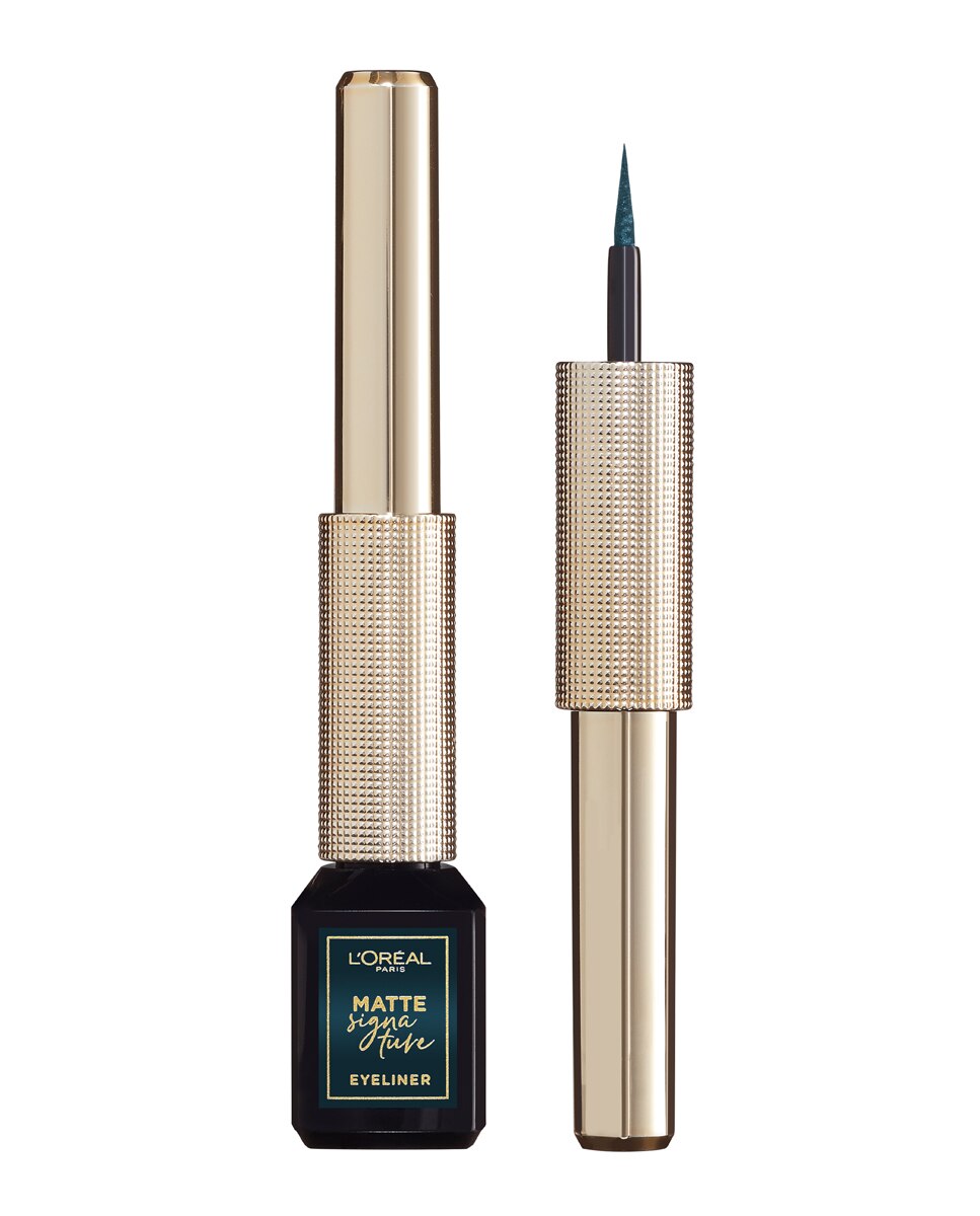 Eyeliner líquido Matte Signature Liner L'Oréal Paris - 04 Emeraude 04 Emeraude-2