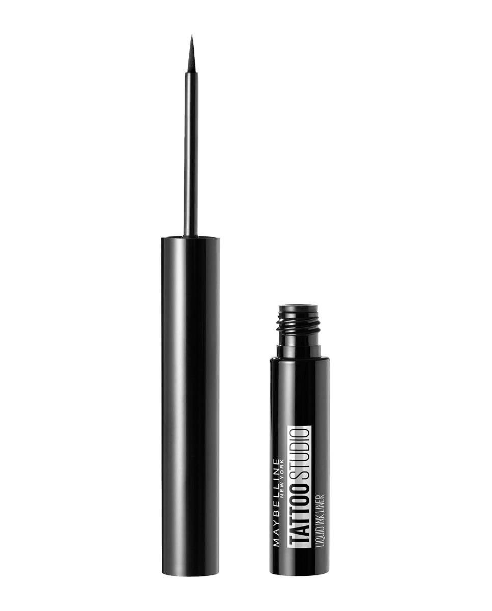 Imagen 2 de Eyeliner Líquido Tattoo Liner Maybelline - Inked Black 710 Inked Black 710