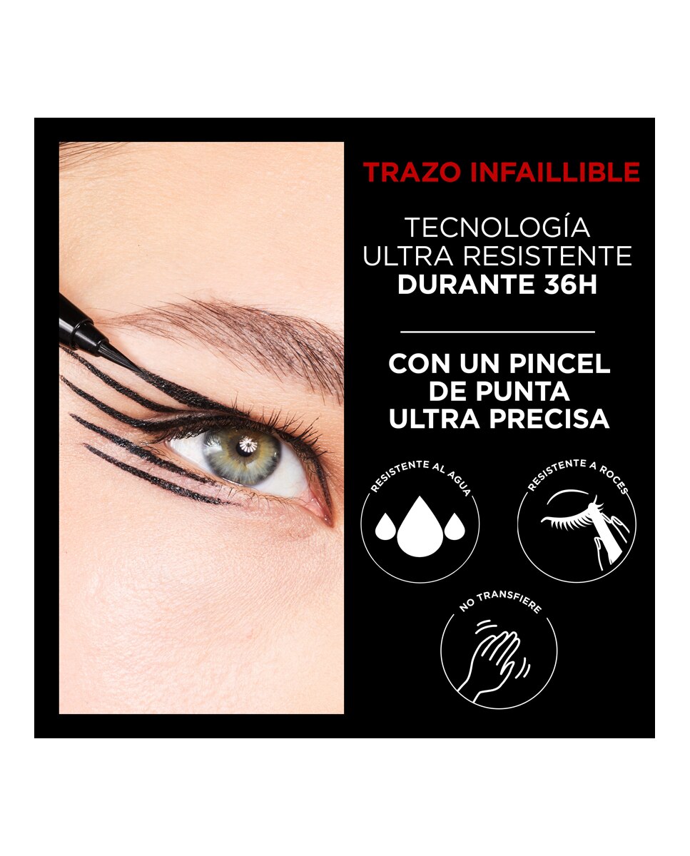 Eyeliner Infaillible Grip micro-fine liner L'Oréal Paris - 03 Anciest Rose 0,4 g 03 Anciest Rose-5