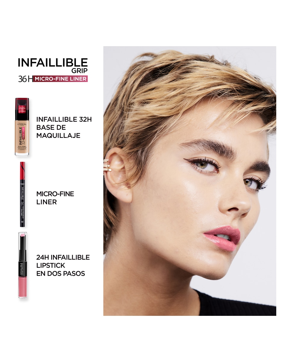 Eyeliner Infaillible Grip micro-fine liner L'Oréal Paris - 03 Anciest Rose 0,4 g 03 Anciest Rose-7