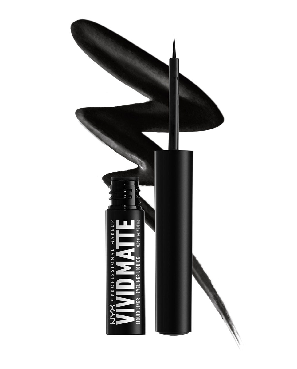 Eyeliner Vivid Matte NYX Professional Makeup - Black 2 ml Black-2