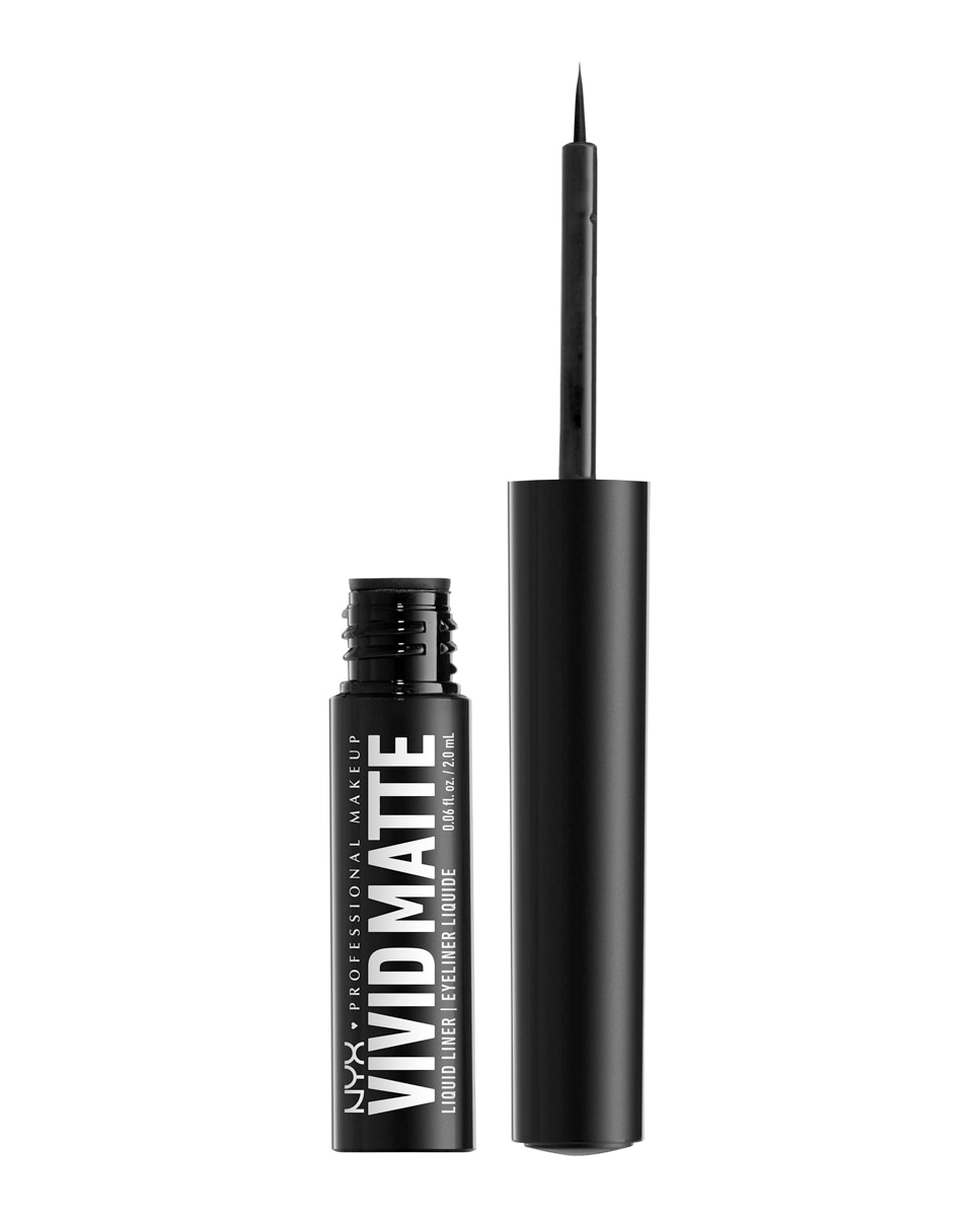 Eyeliner Vivid Matte NYX Professional Makeup - Black 2 ml Black-5