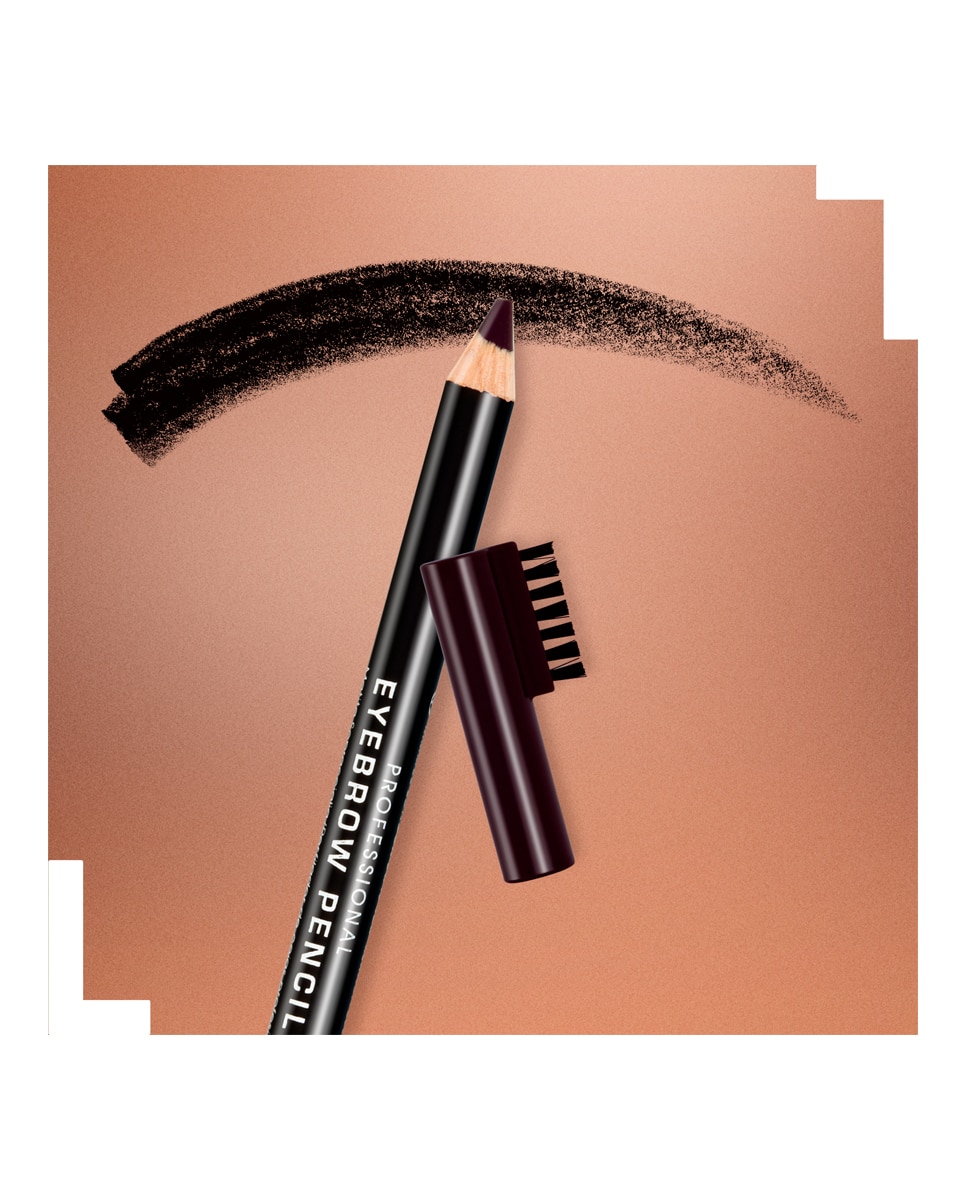 Cepillo para cejas Professional Eyebrow Pencil Rimmel - Black 004 Black 004-3
