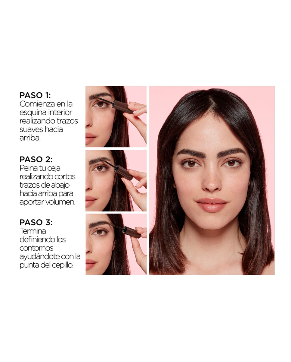Máscara de cejas Brow Artist Plum&Set L'Oréal Paris - 105 Brunette 5 ml 105 Brunette-4